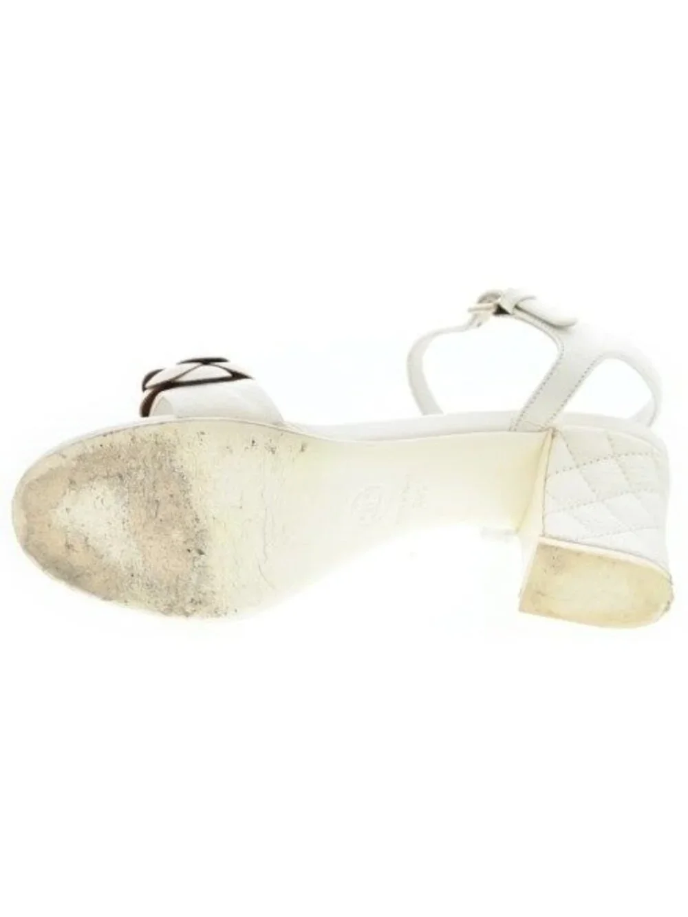 Chanel Sandals White